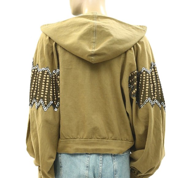 Free People 'Lil Baddie Sweatshirt Oversized Size Small - Picture 6 of 8